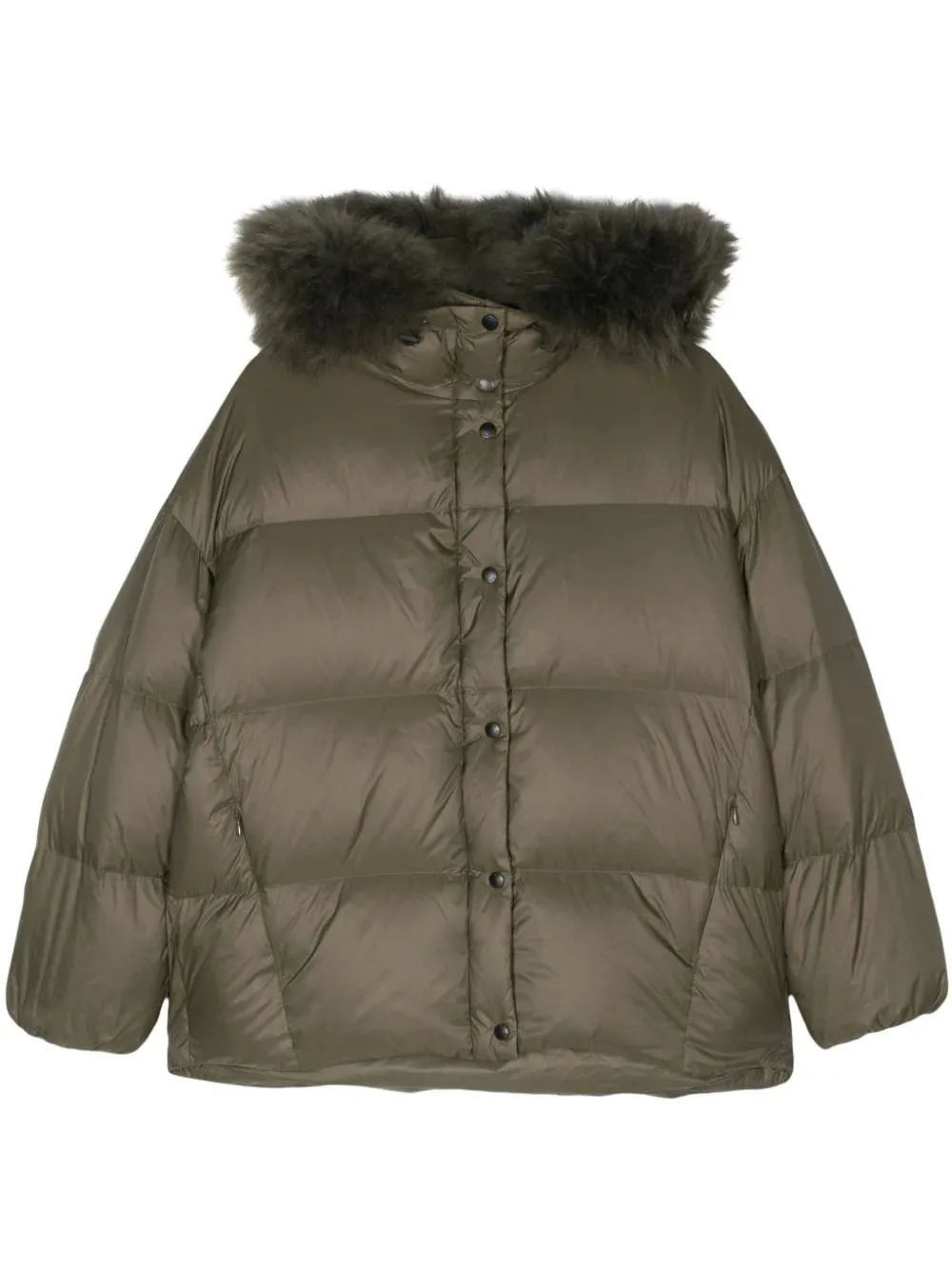 Doudoune Coat in Hunter Green