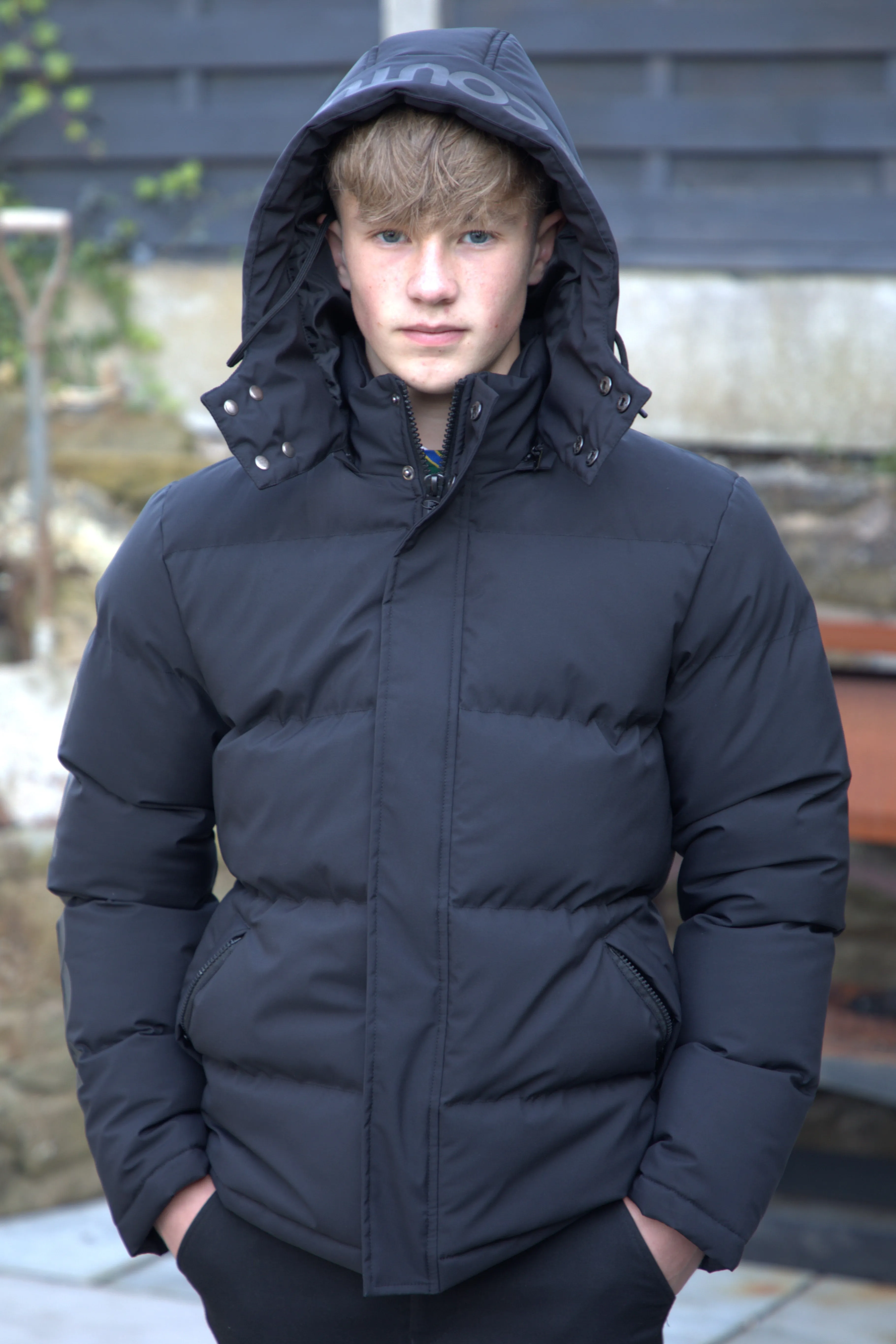 Earlham Puffer Jacket - Black