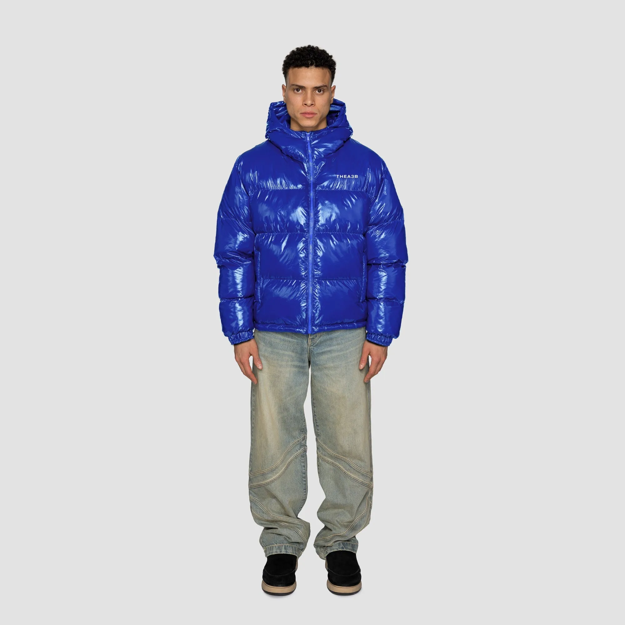 ESSENCE LOGO PUFFER SHINE - OCEAN