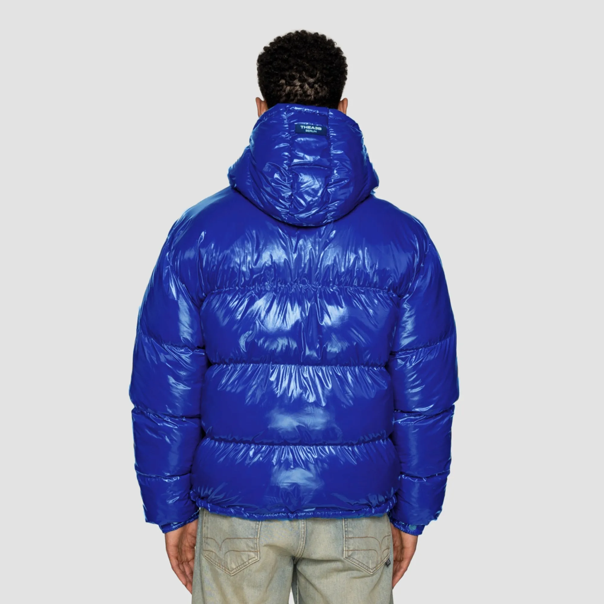 ESSENCE LOGO PUFFER SHINE - OCEAN