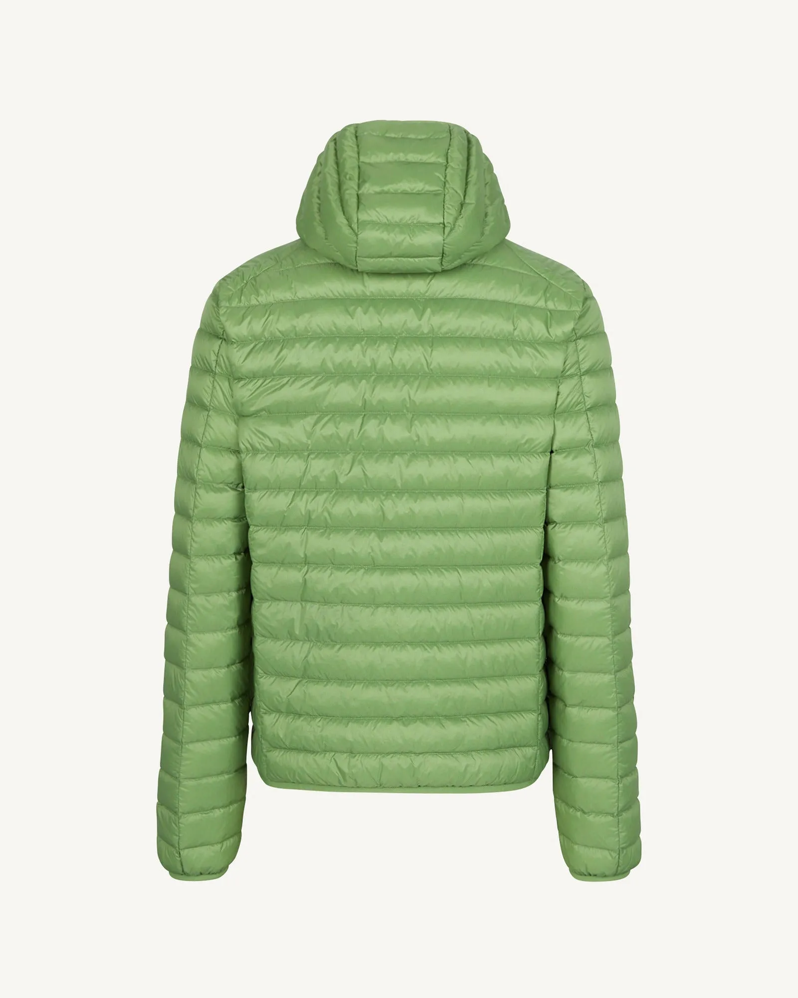 Fern green Nico lightweight hooded puffer jacket