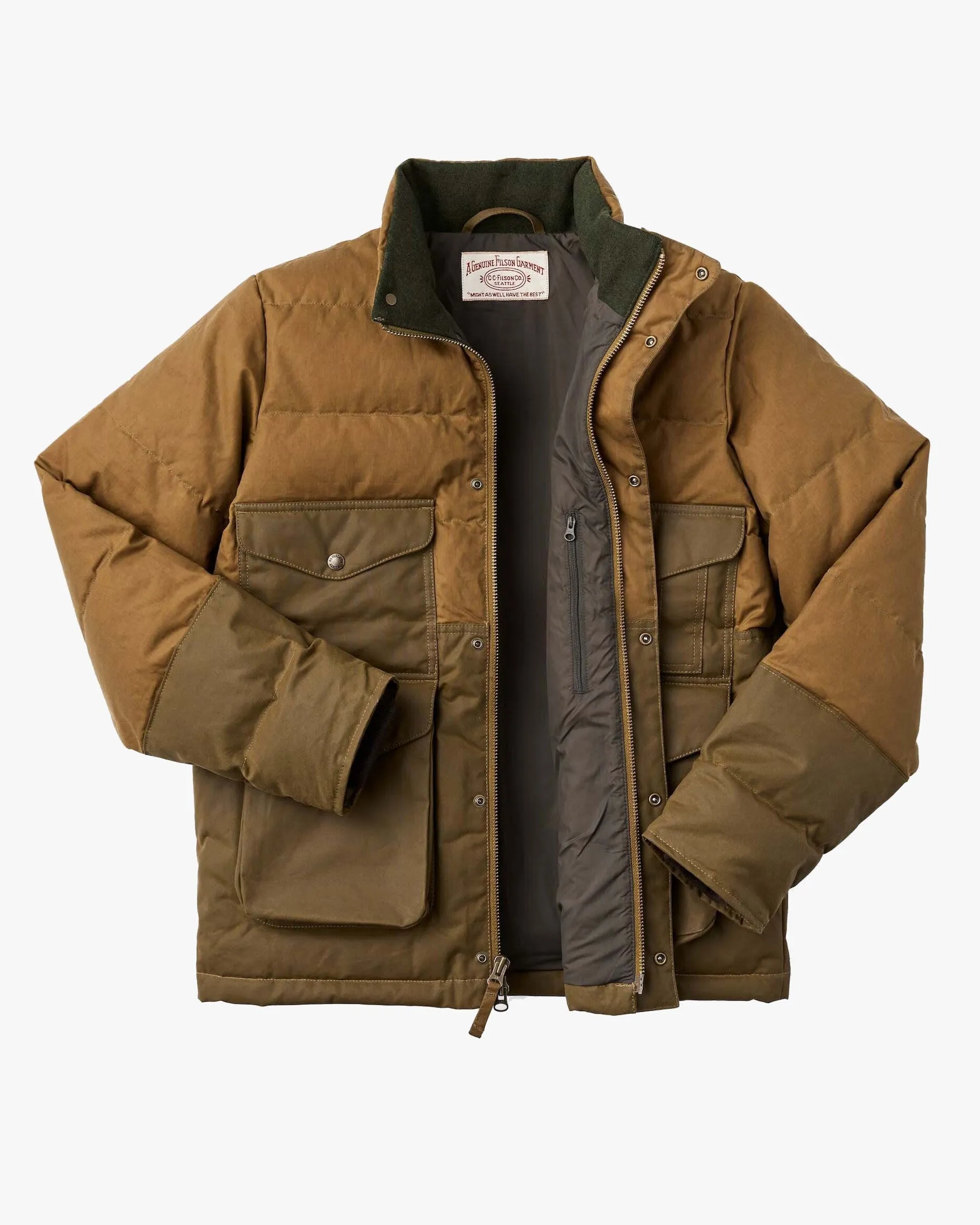 Filson Down Cruiser Jacket - Dark Tan