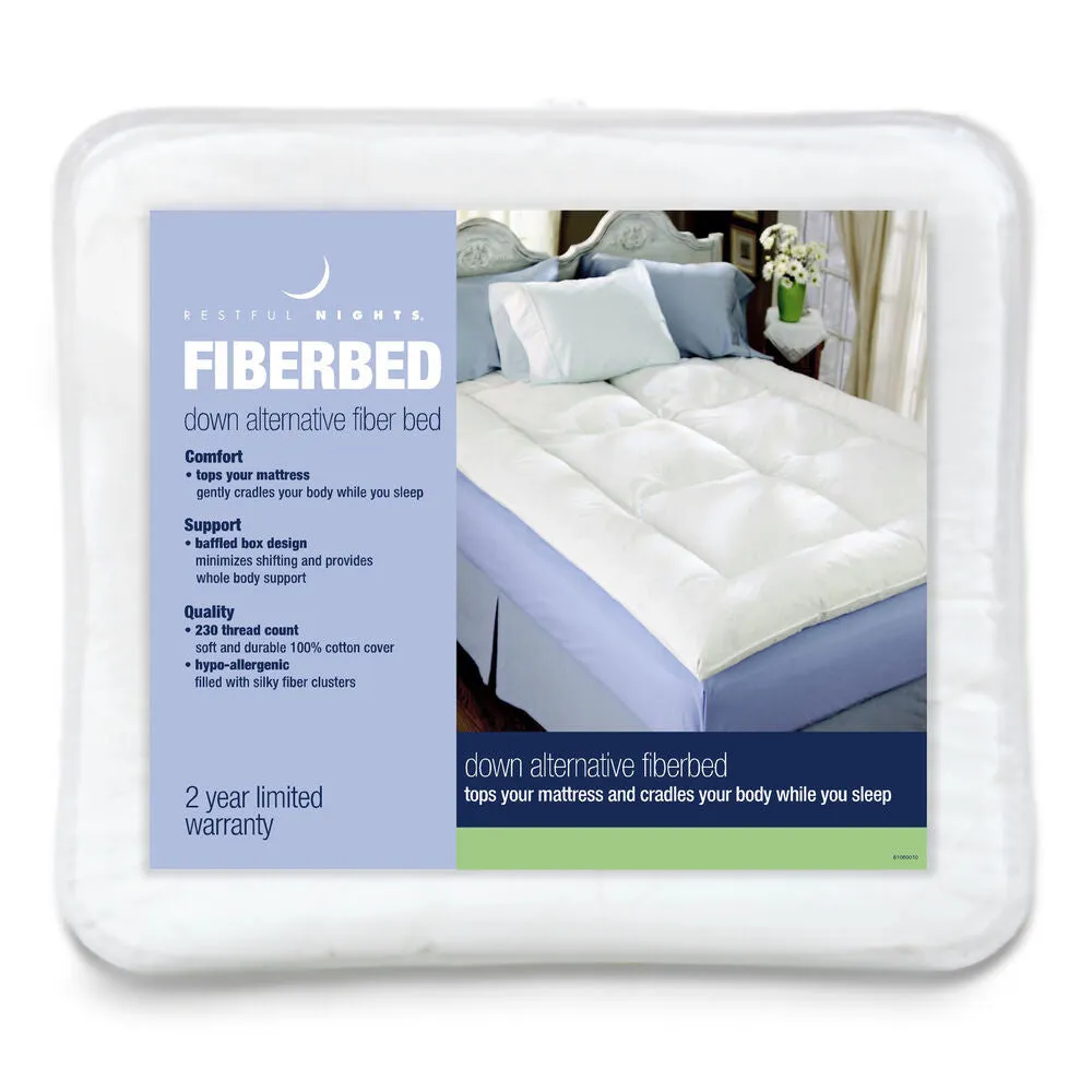 Final Sale: Restful Nights Down Alternative Fiber Bed