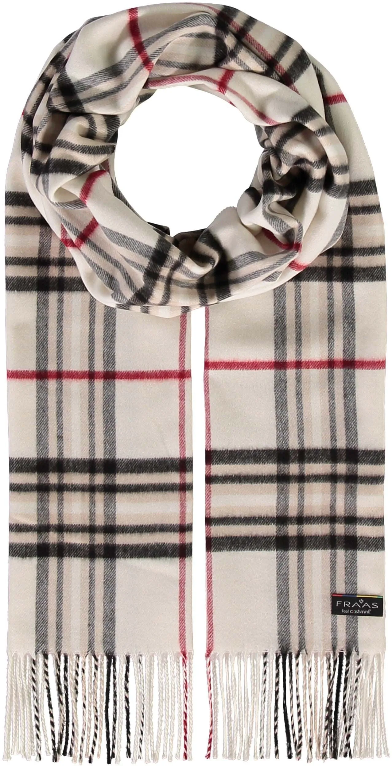 FRAAS Plaid Oversized Cashmink® Scarf