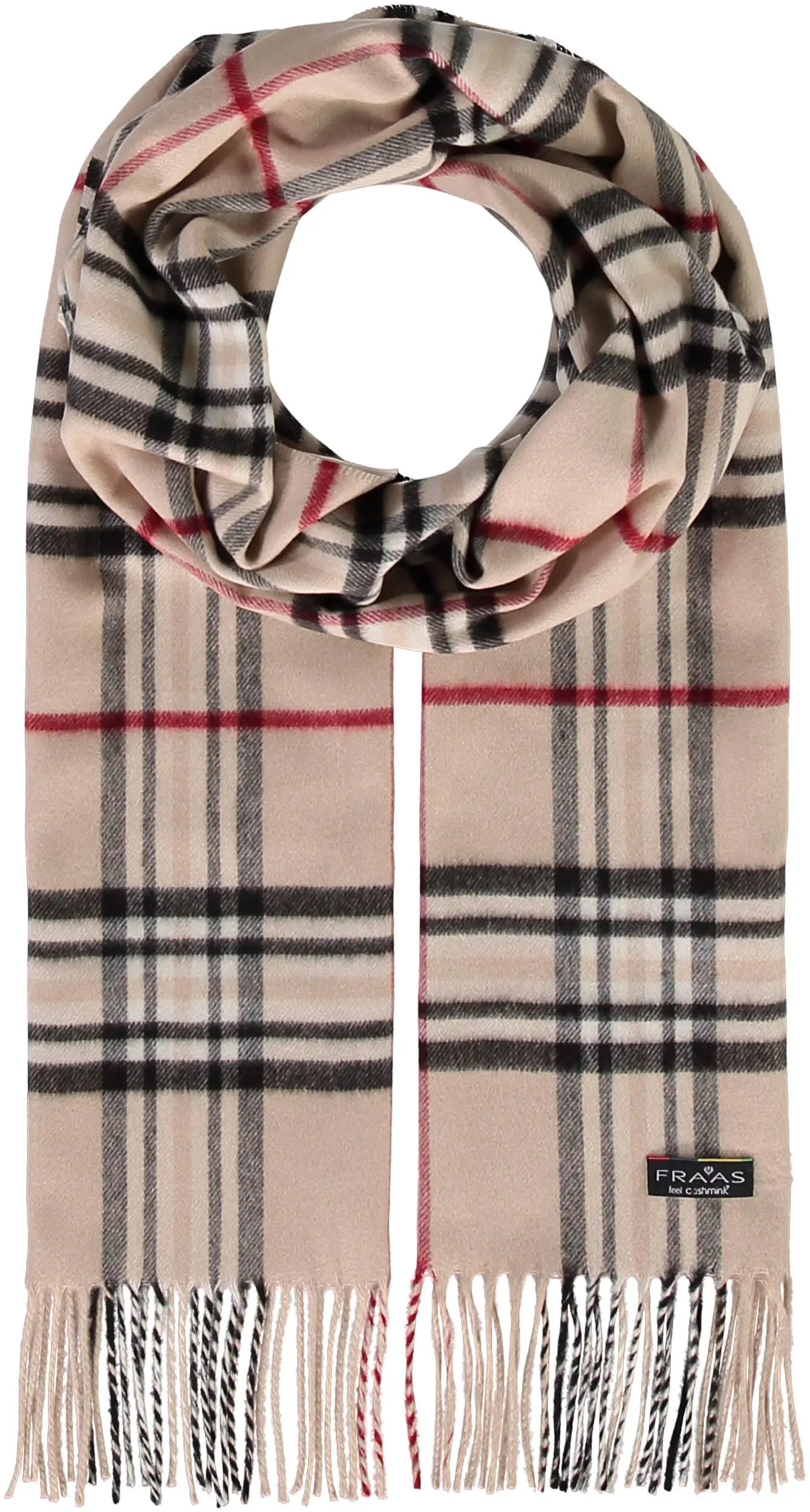 FRAAS Plaid Oversized Cashmink® Scarf