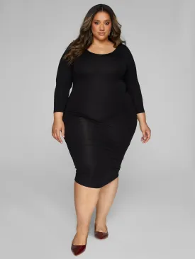 FTF Signature Long Sleeve Everyday Midi Dress