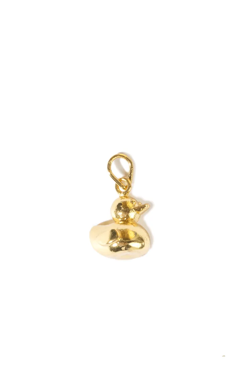 Gold Mini Duck Charm