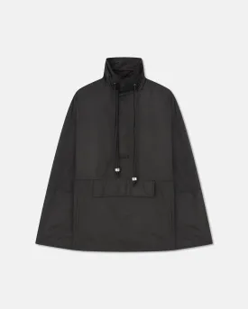 Helena - Technical-Fabric Smock Jacket - Off - Off Black