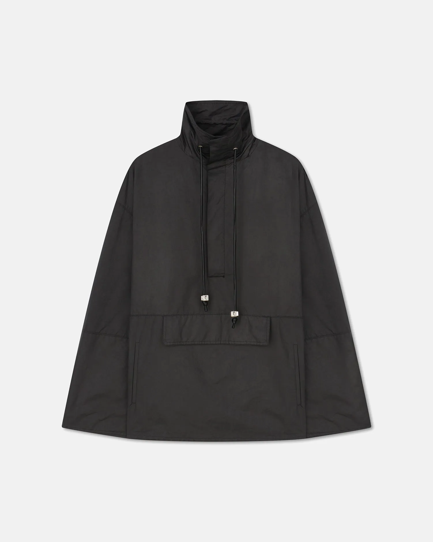 Helena - Technical-Fabric Smock Jacket - Off - Off Black