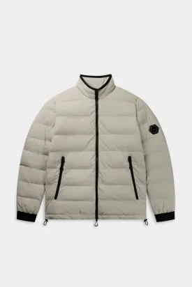 Hexline Regular Fit Puffer Jacket Silver Lining