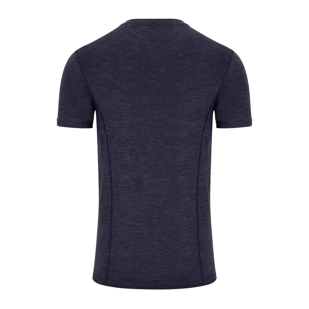 Hoggs of Fife 100% Merino Wool Crew Neck Short Sleeve Top