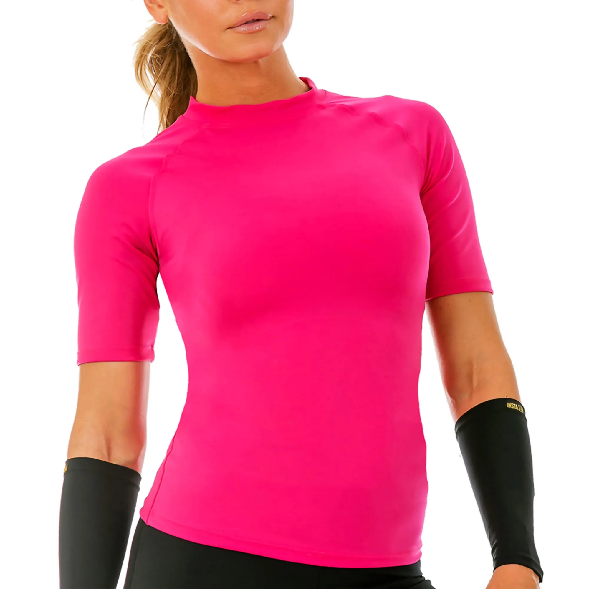 InstantFigure Activewear Compression Short Sleeve Top AWT025