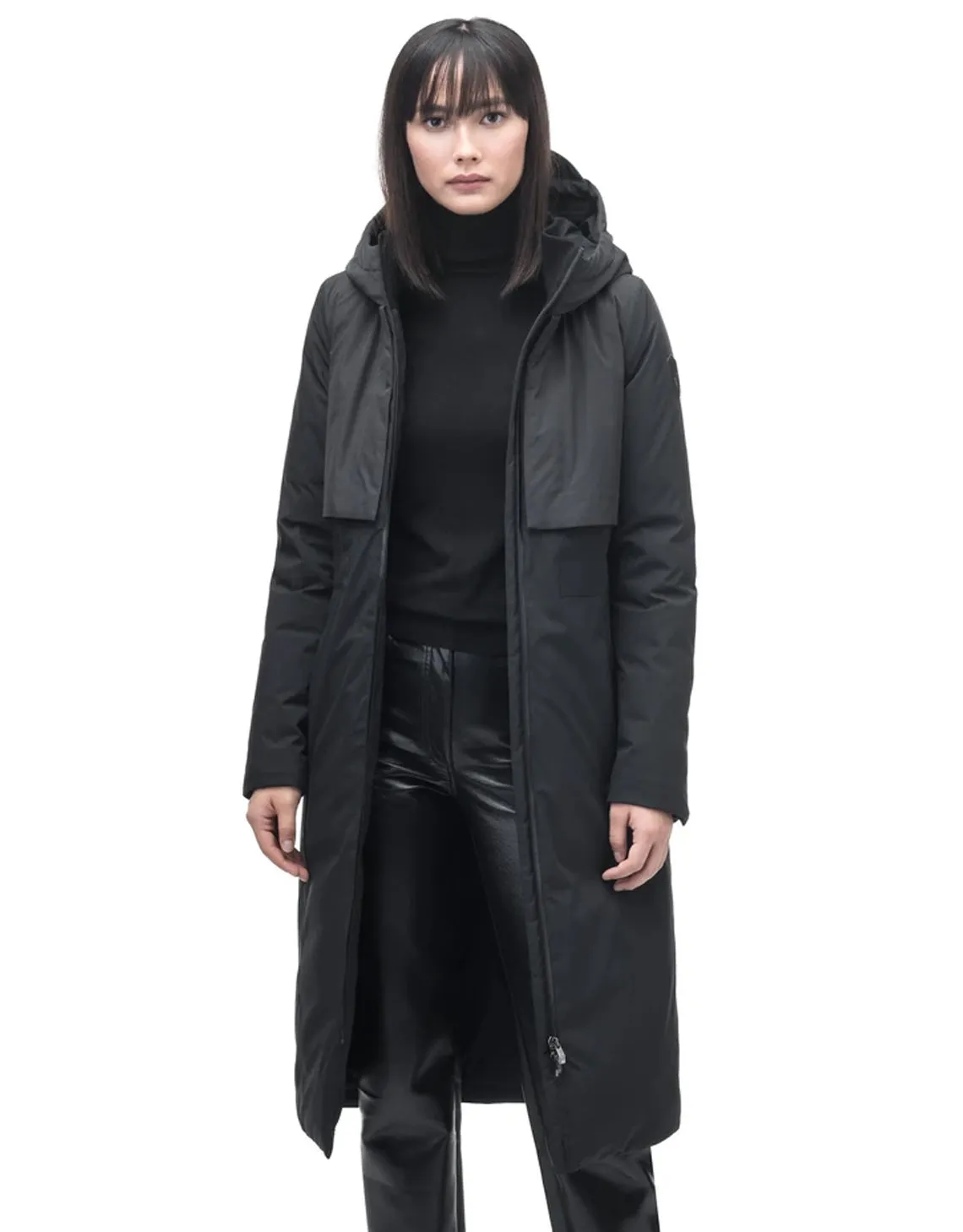 IRIS LADIES LONG PARKA BLACK