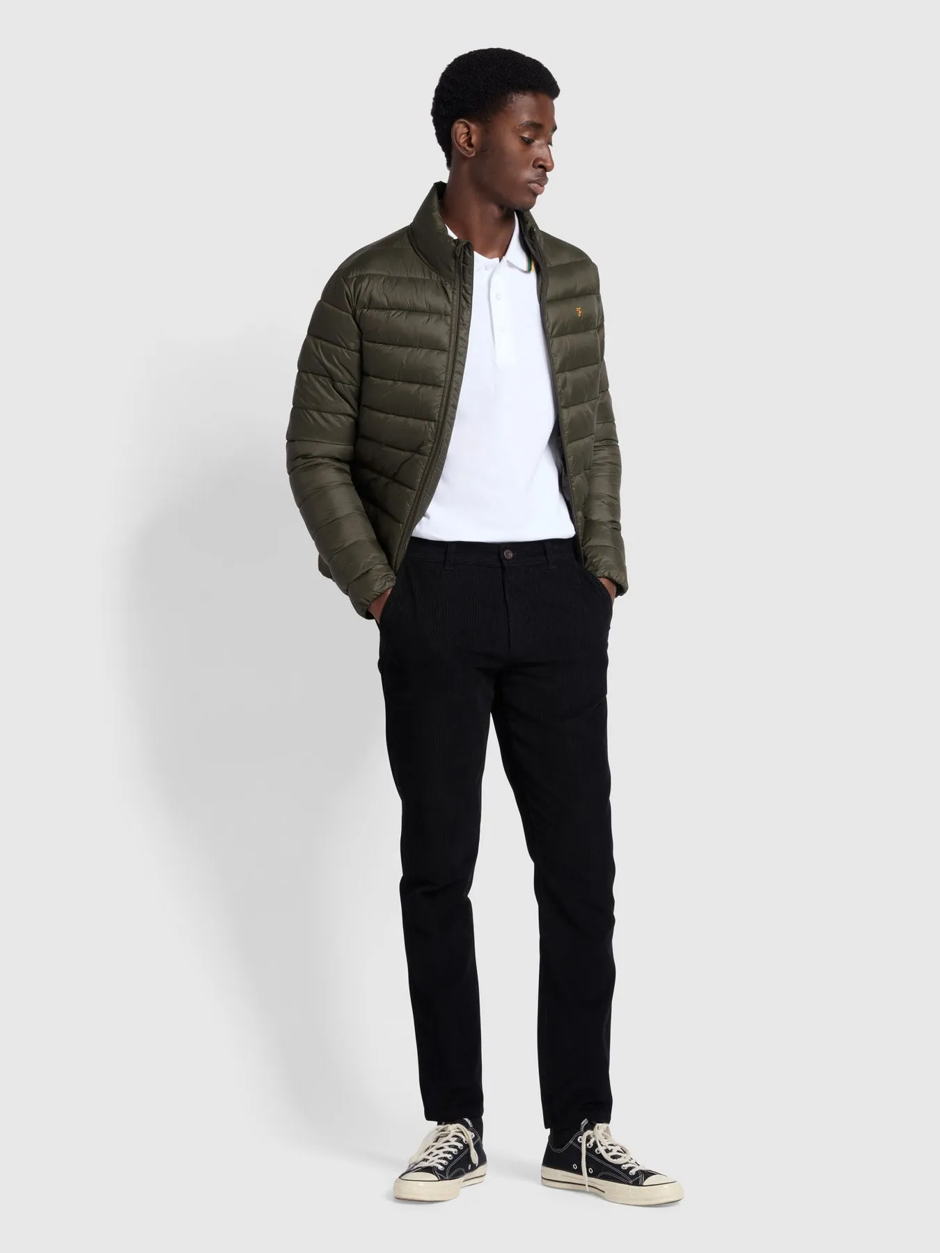 Joel Wadded Jacket In Evergreen