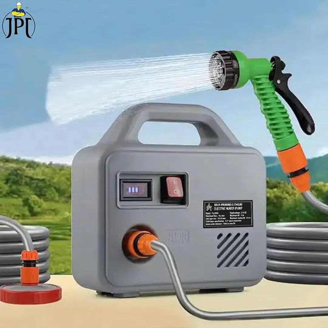 JPT 21V Portable Lithium Electric MINI Charge Pump Watering Machine Agricultural Irrigation Home Car Wash