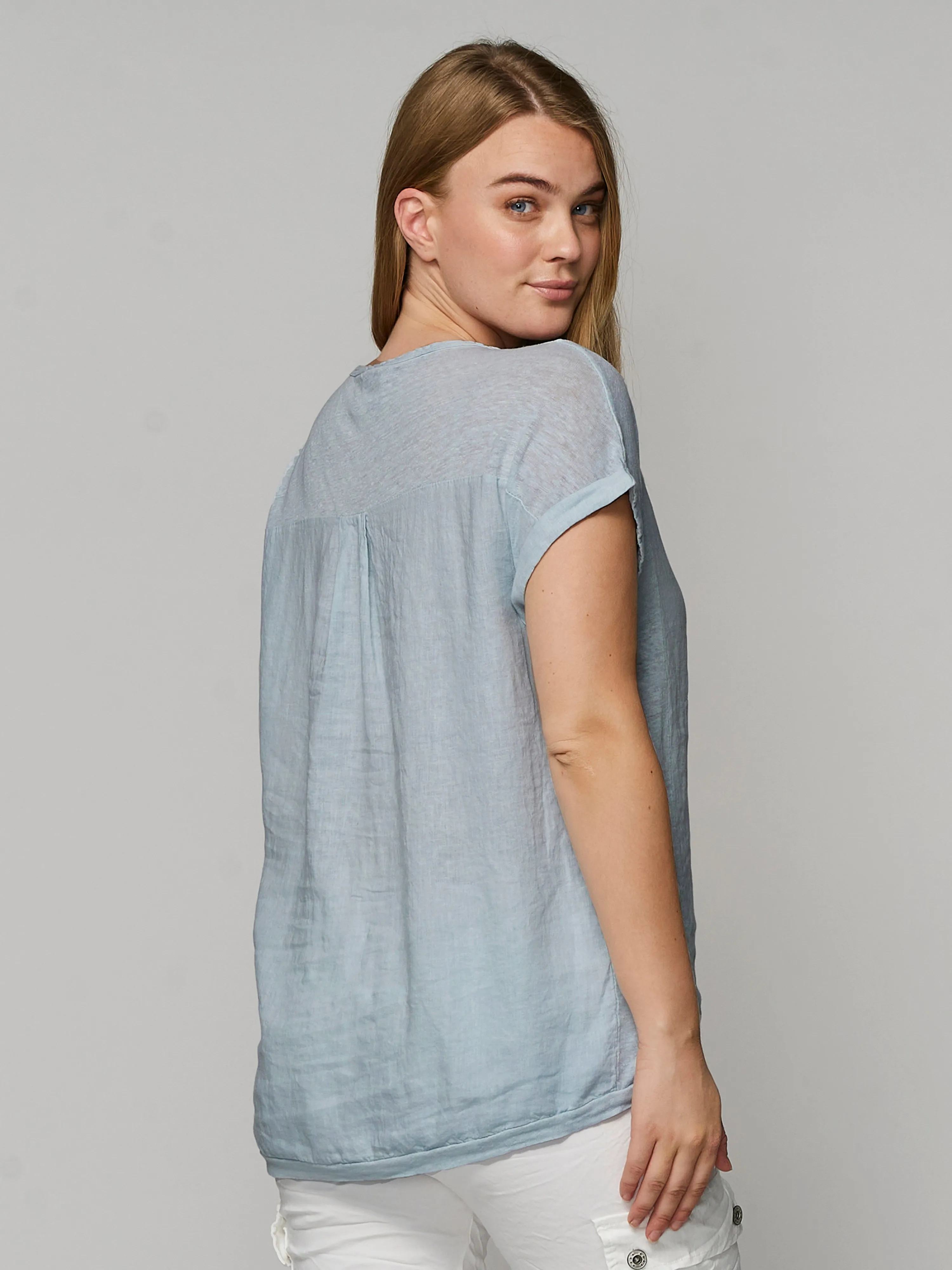 LUISA blouse - Light Blue