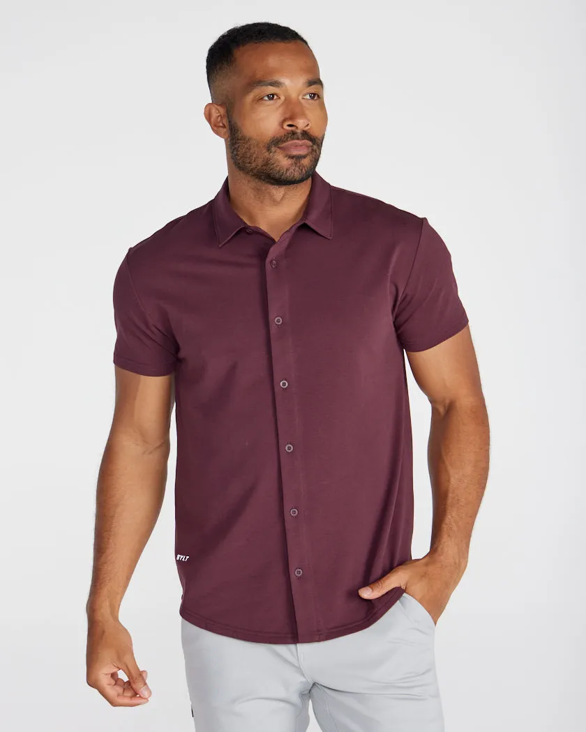 LUX Short Sleeve Button Down