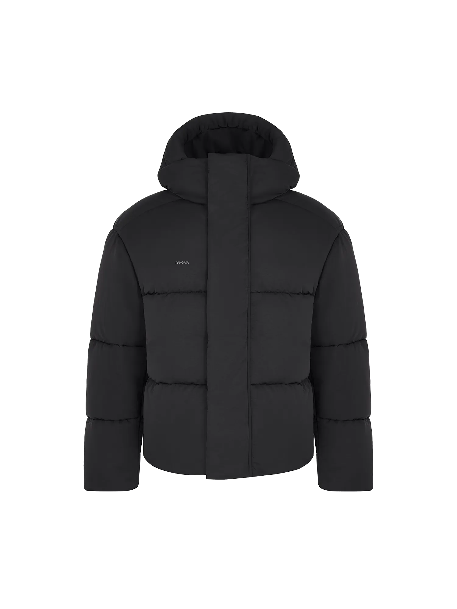 Men’s Flower-Warmth Recycled Nylon Puffer—black