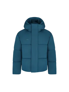 Men’s Flower-Warmth Recycled Nylon Puffer—storm blue