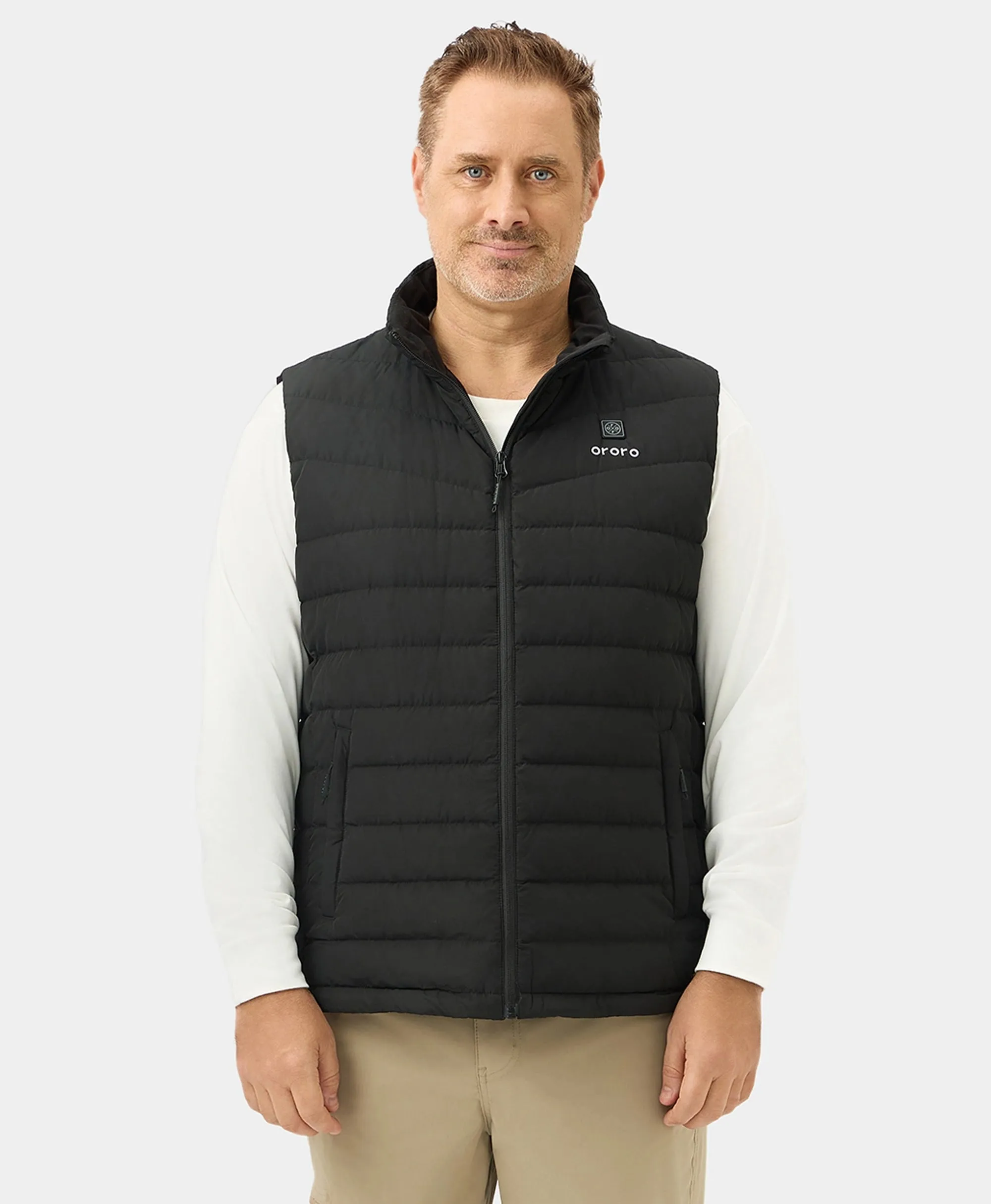 Men's Heated Lightweight Down Vest (Apparel Only)