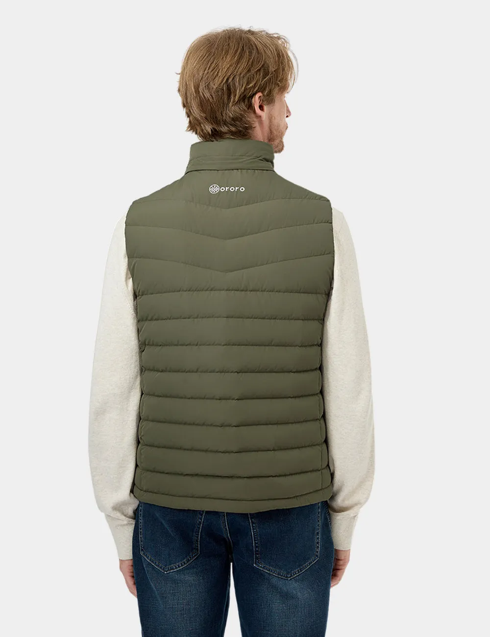 Men's Heated Lightweight Down Vest (Apparel Only)