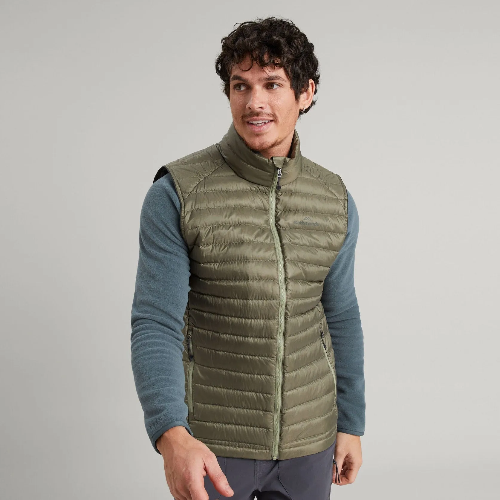 Men's Kathmandu HELI R 600 Fill Feather Down Body Warmer {KA-B0230}