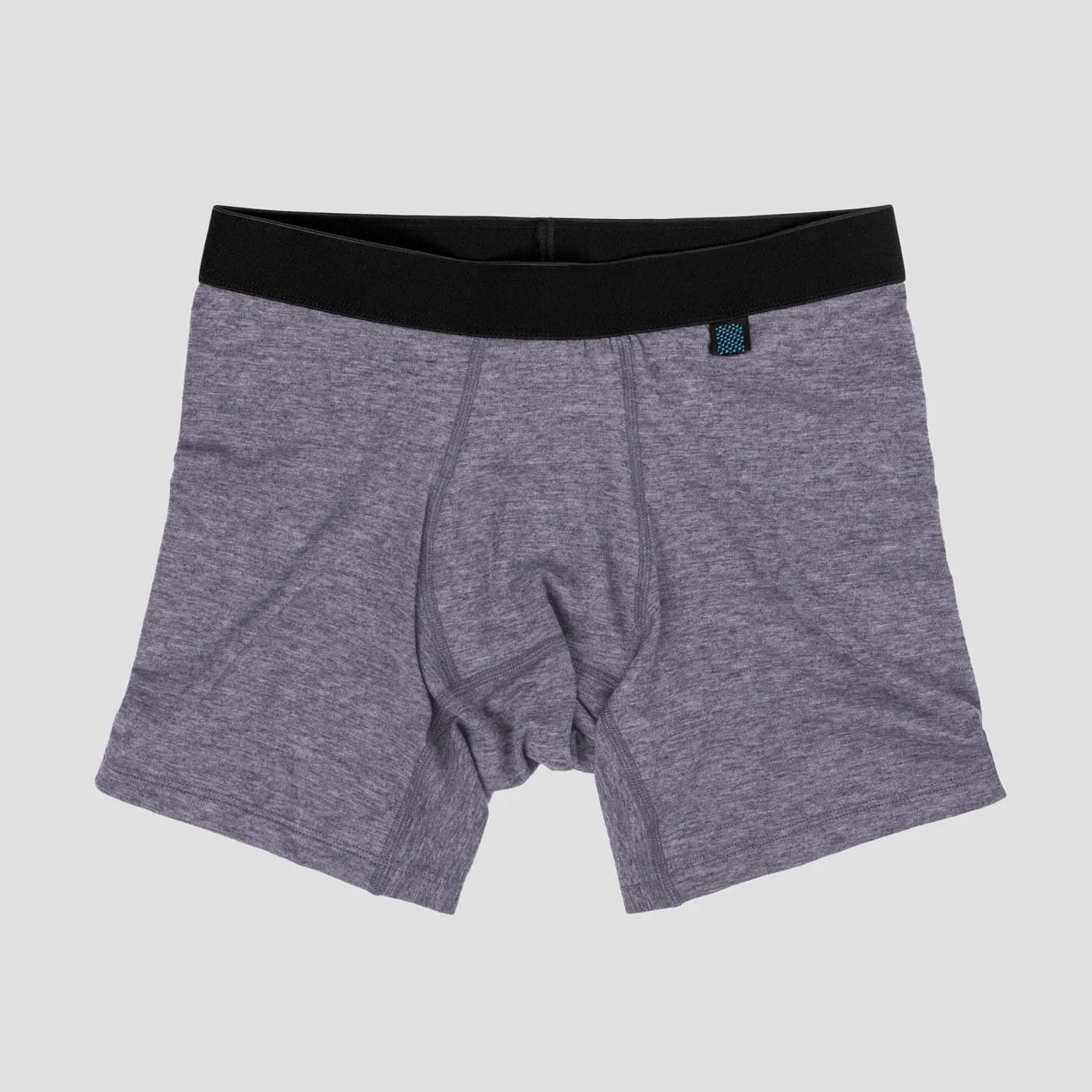 Men's Merino Boxer Briefs - Aubergine