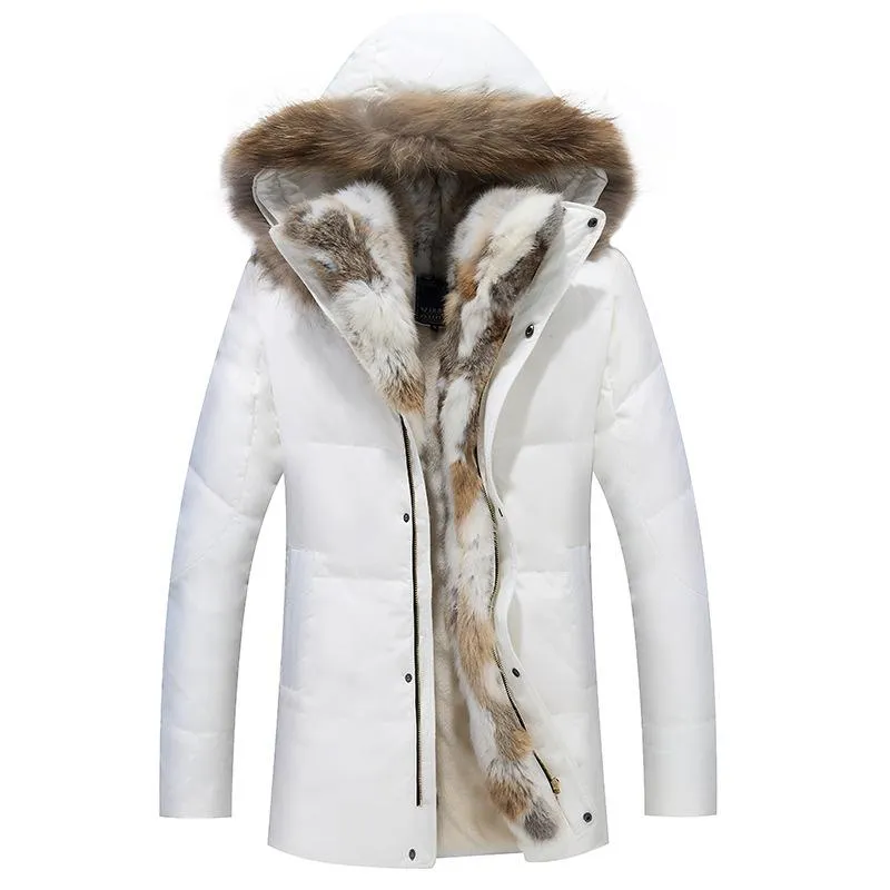 Men's Thicken Fur Down Jacket