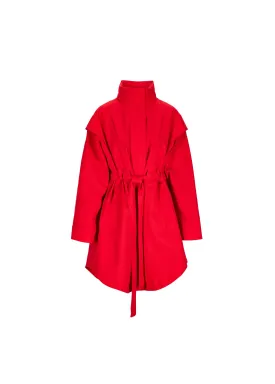 Monsun Coat - Berry Red