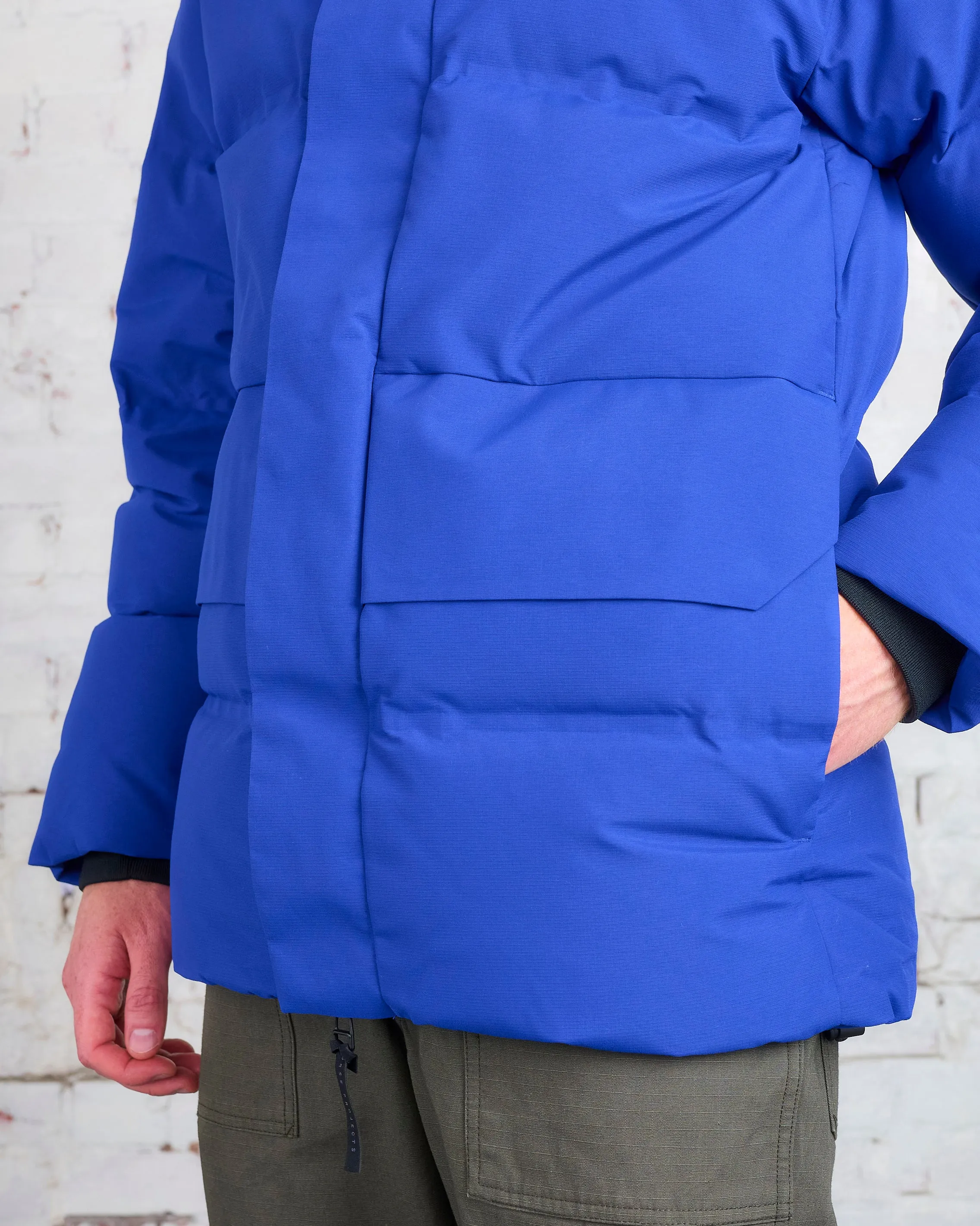 Norse Projects Arktisk Mountain Parka Cobalt Blue