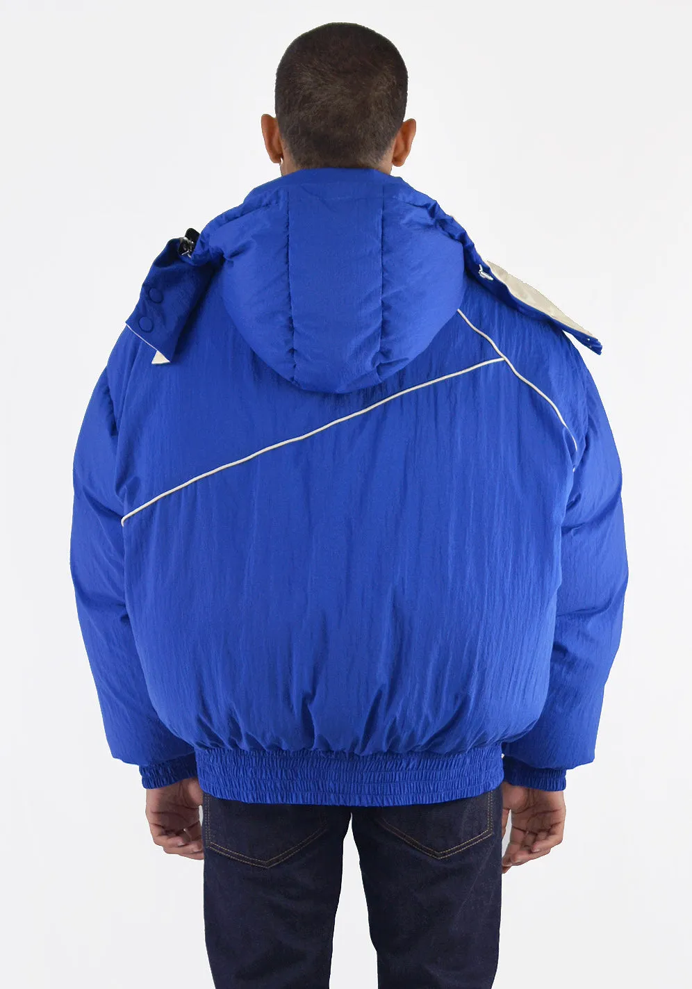 PAUL & YAKOV CPH11 OVERSIZED PUFFER JACKET BLUE