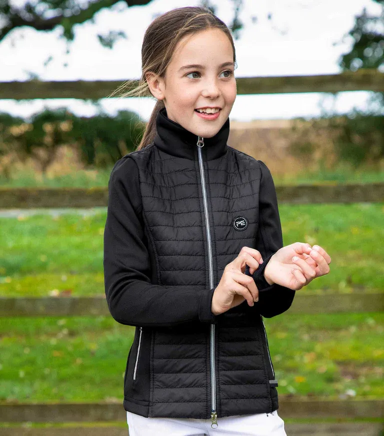 PEI Mini Elena Hybrid Riding Jacket for Kids (Black)