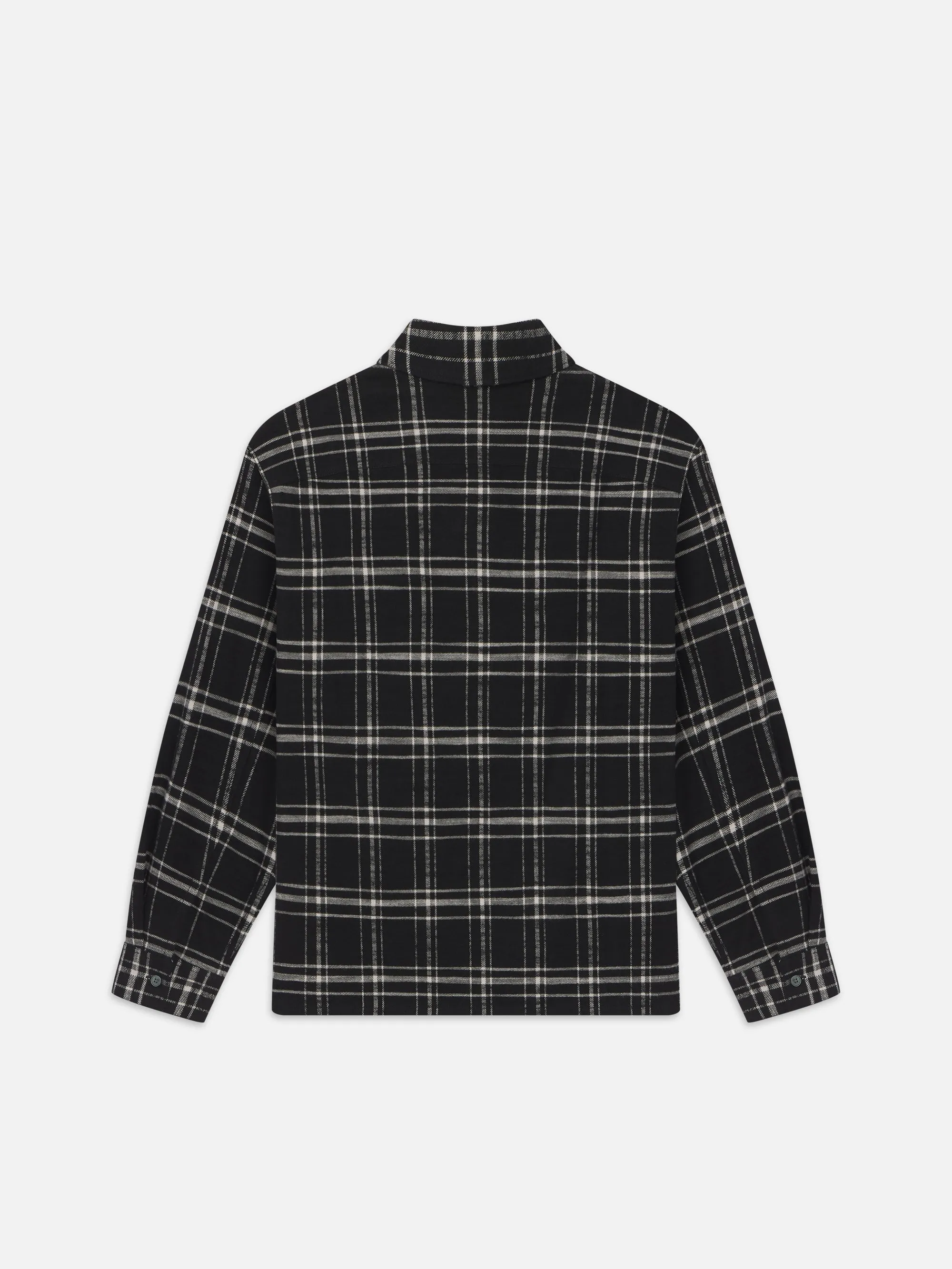 Plaid Overshirt -- Black Plaid