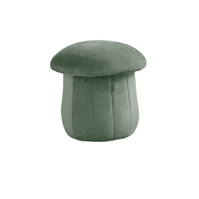 Plush Velvet Mushroom Stool