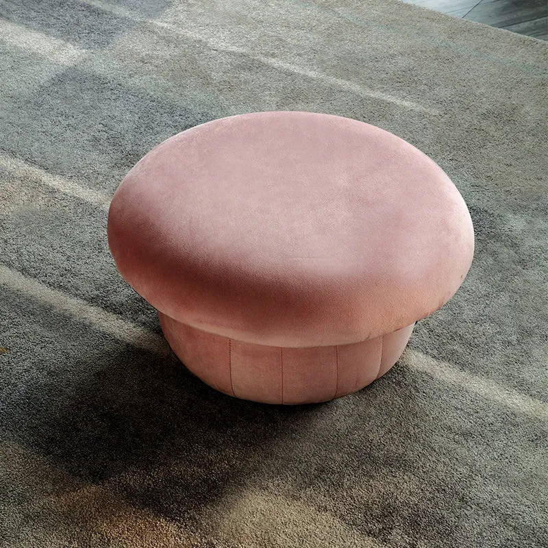 Plush Velvet Mushroom Stool