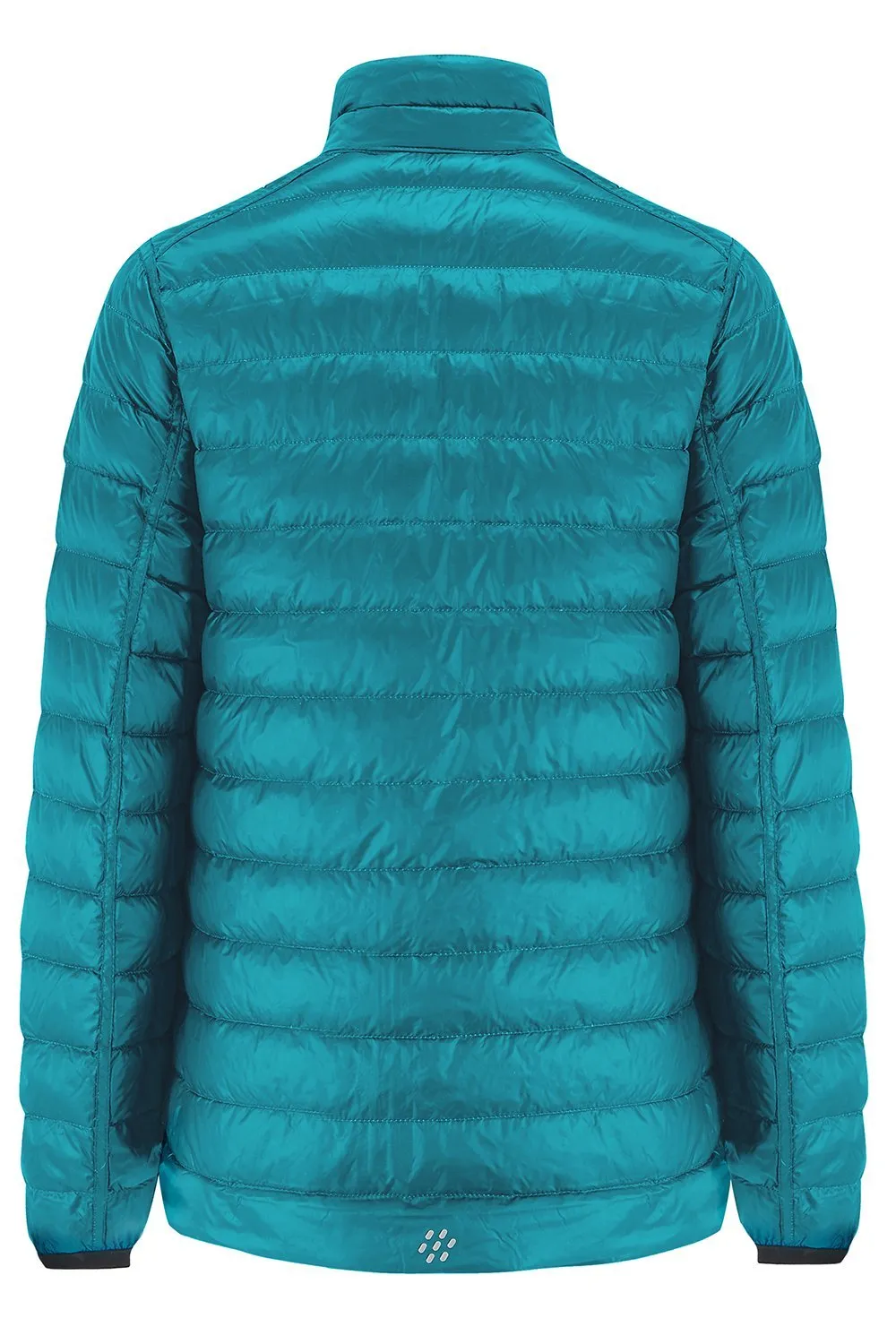 Polar II Womens Down Jacket - Jet Black Teal