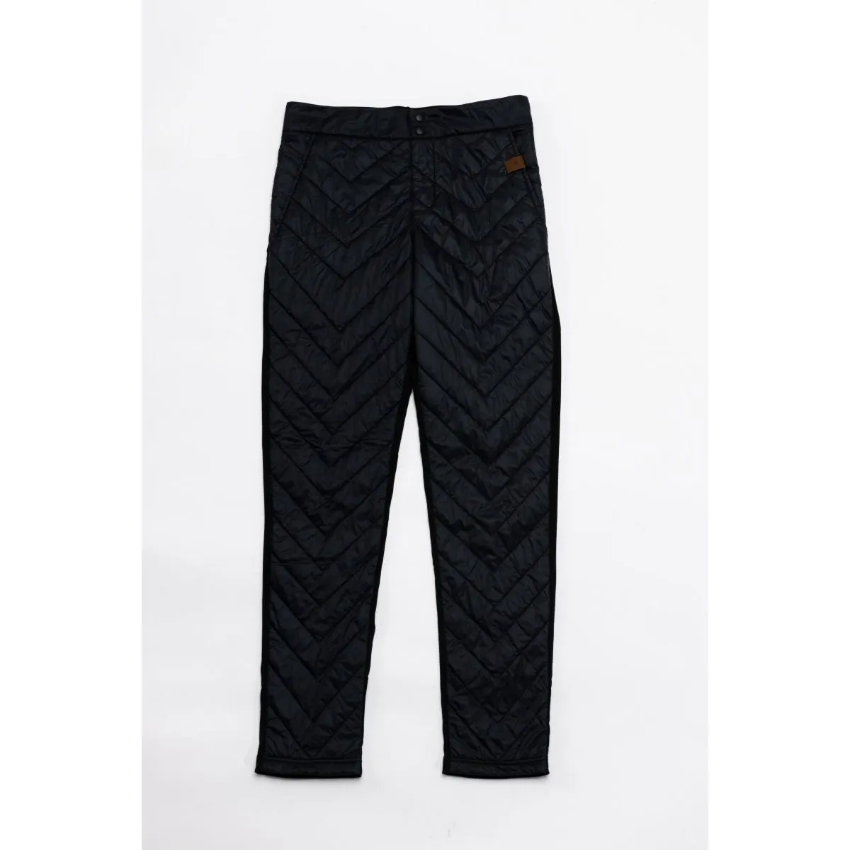 QUILTED CHEVRON PANTS