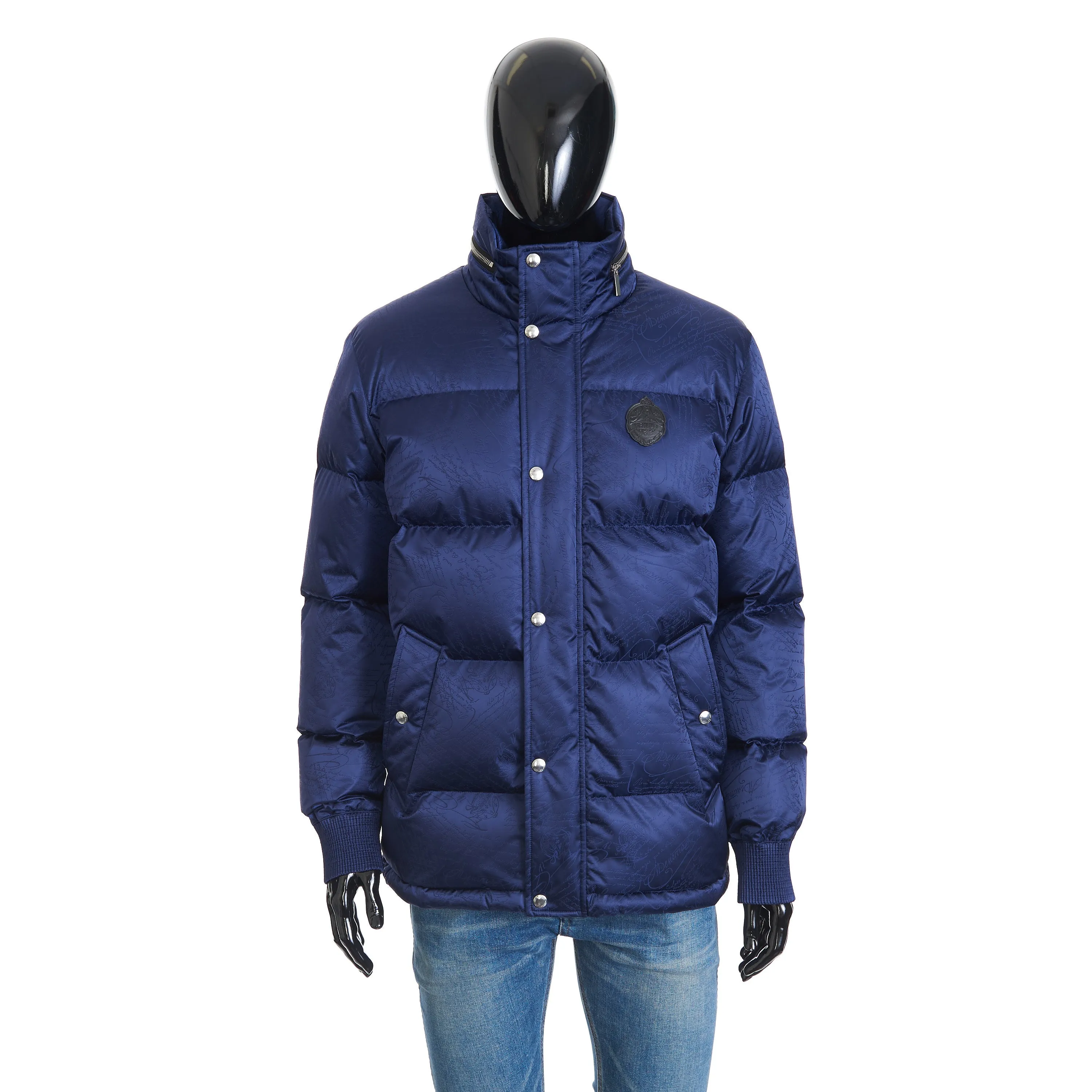 Scritto Down Jacket In Dark Indigo Blue