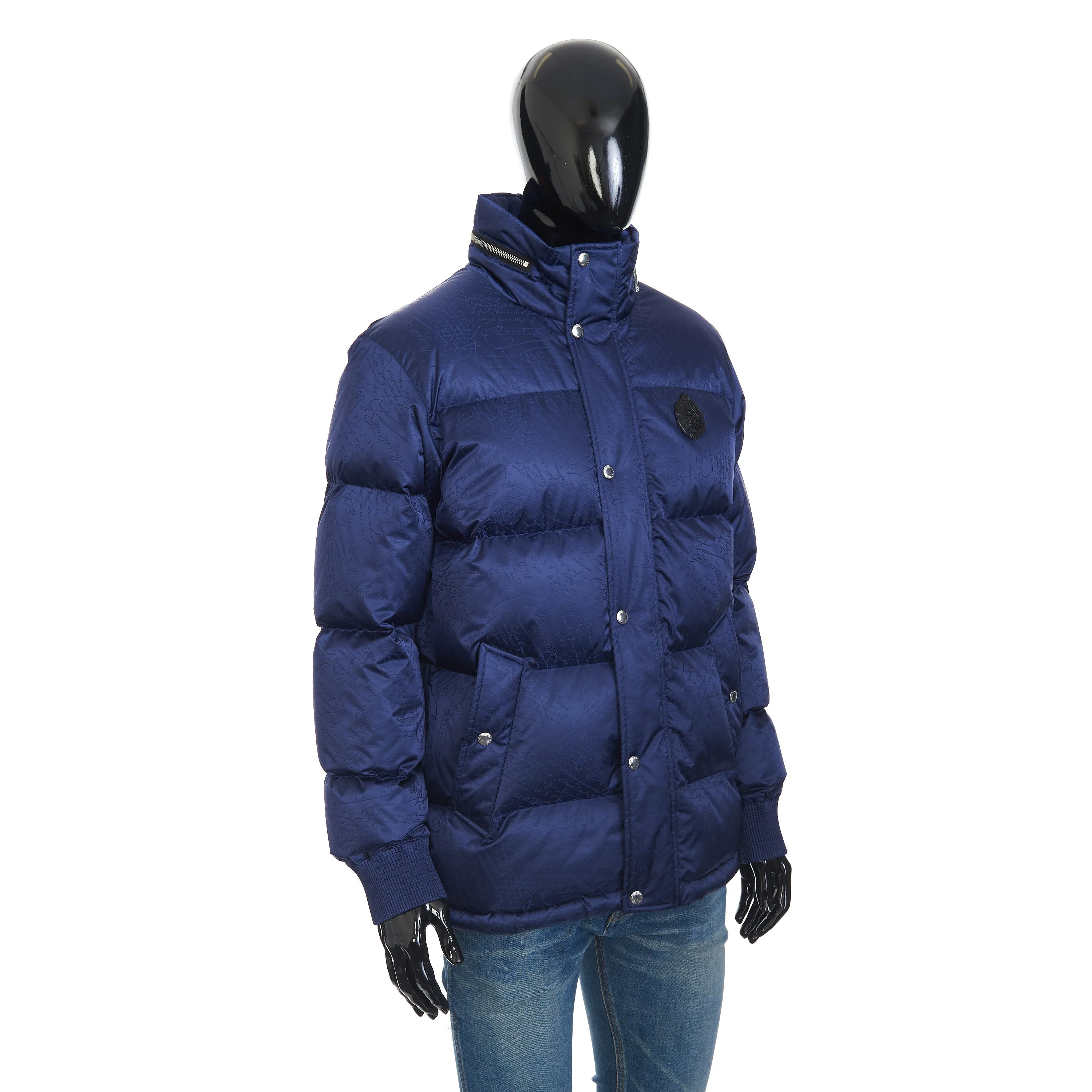 Scritto Down Jacket In Dark Indigo Blue