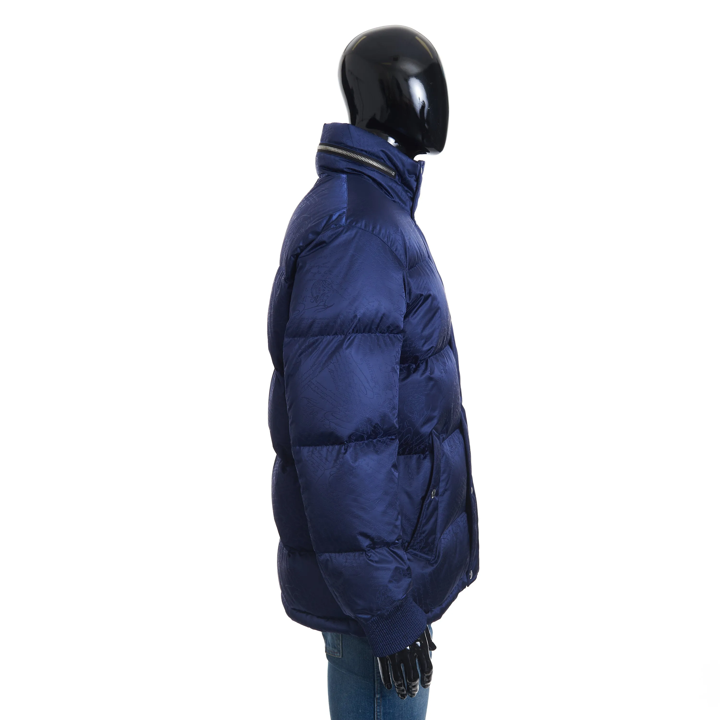 Scritto Down Jacket In Dark Indigo Blue