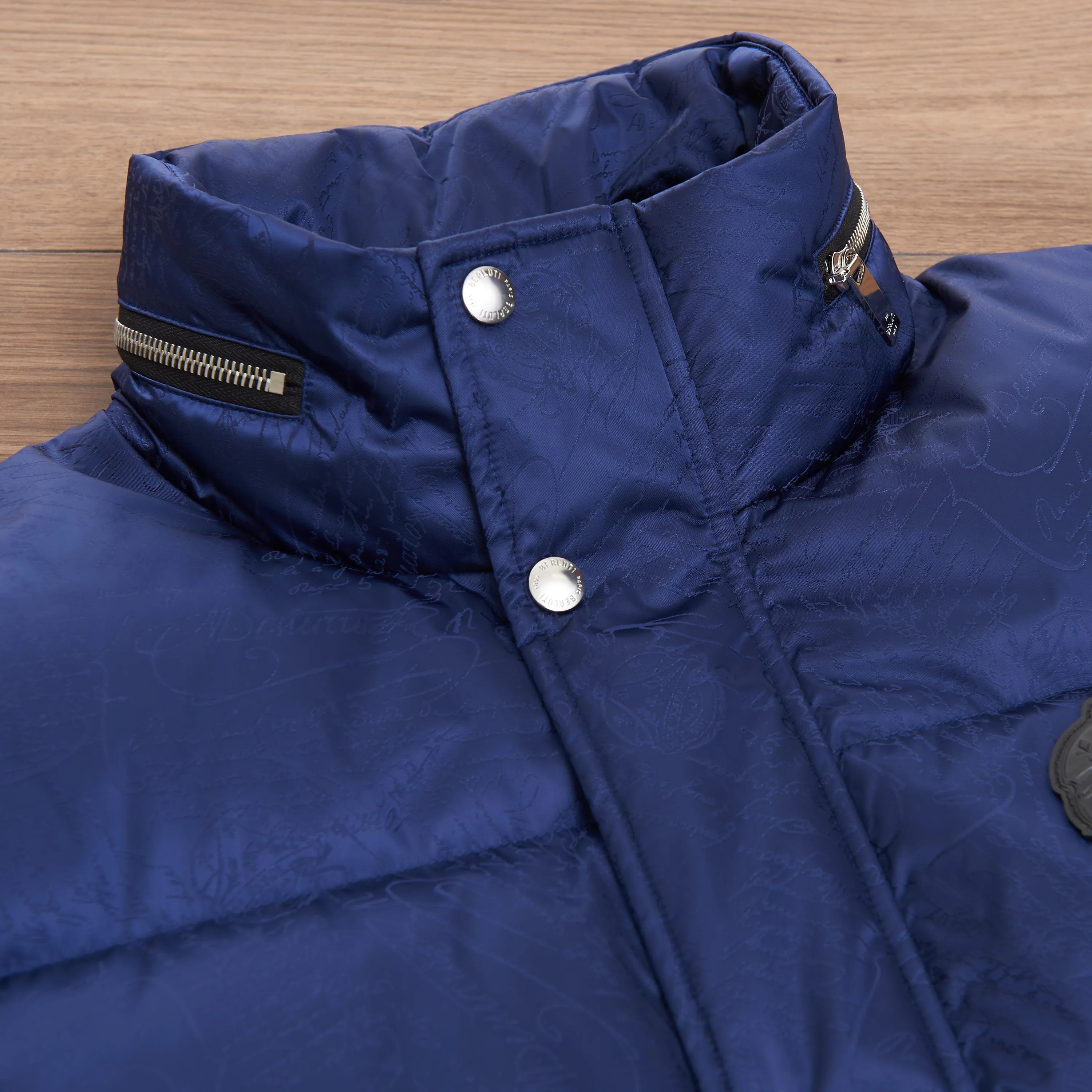 Scritto Down Jacket In Dark Indigo Blue