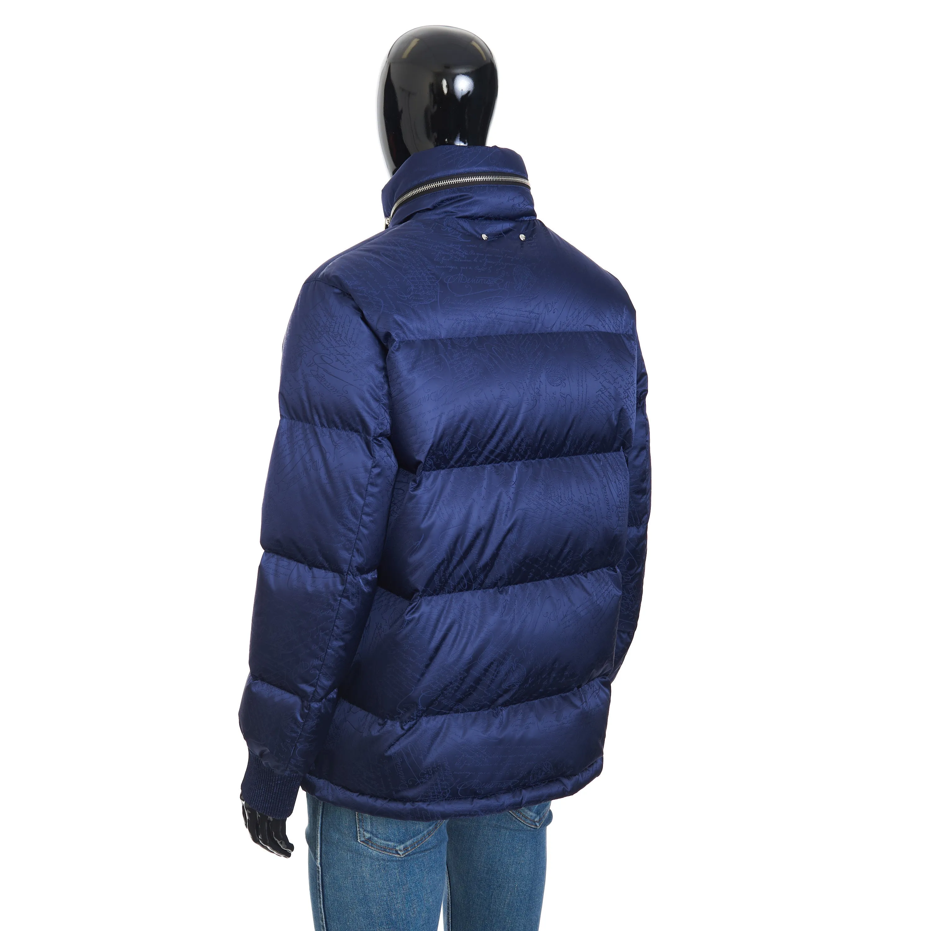 Scritto Down Jacket In Dark Indigo Blue