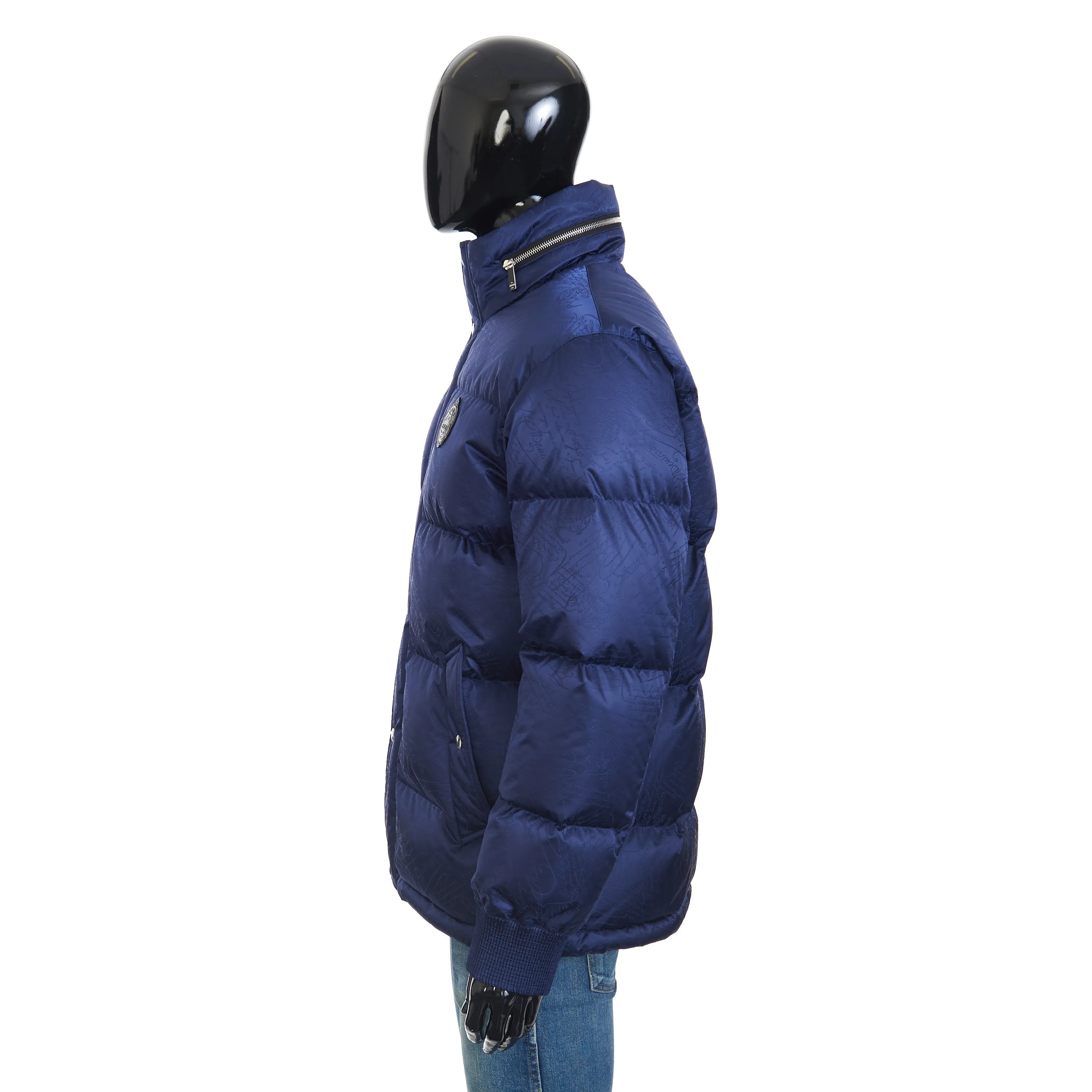 Scritto Down Jacket In Dark Indigo Blue