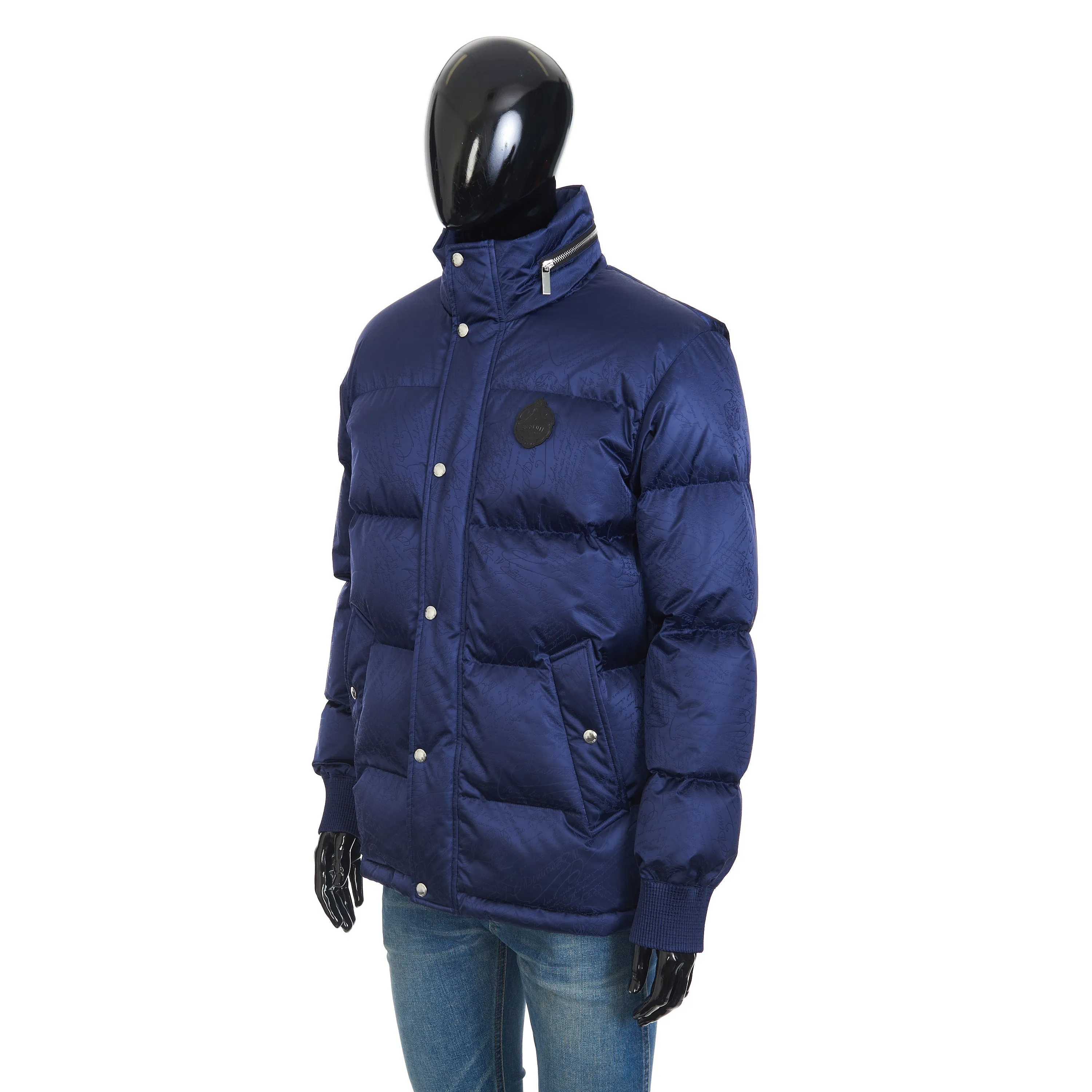 Scritto Down Jacket In Dark Indigo Blue