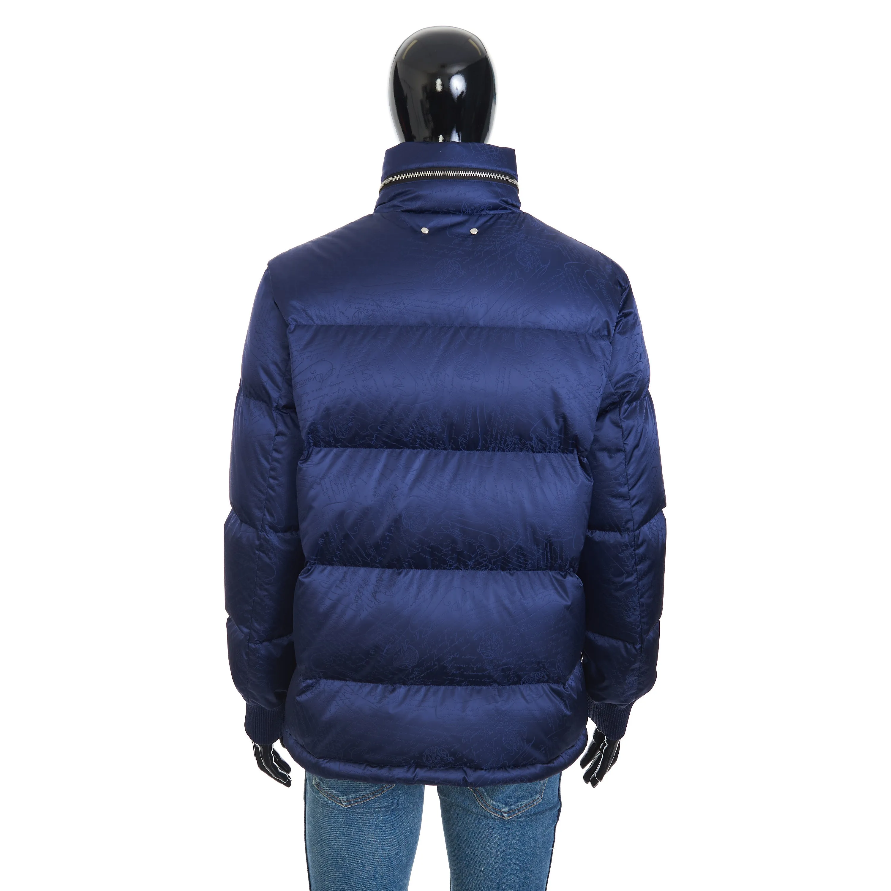 Scritto Down Jacket In Dark Indigo Blue