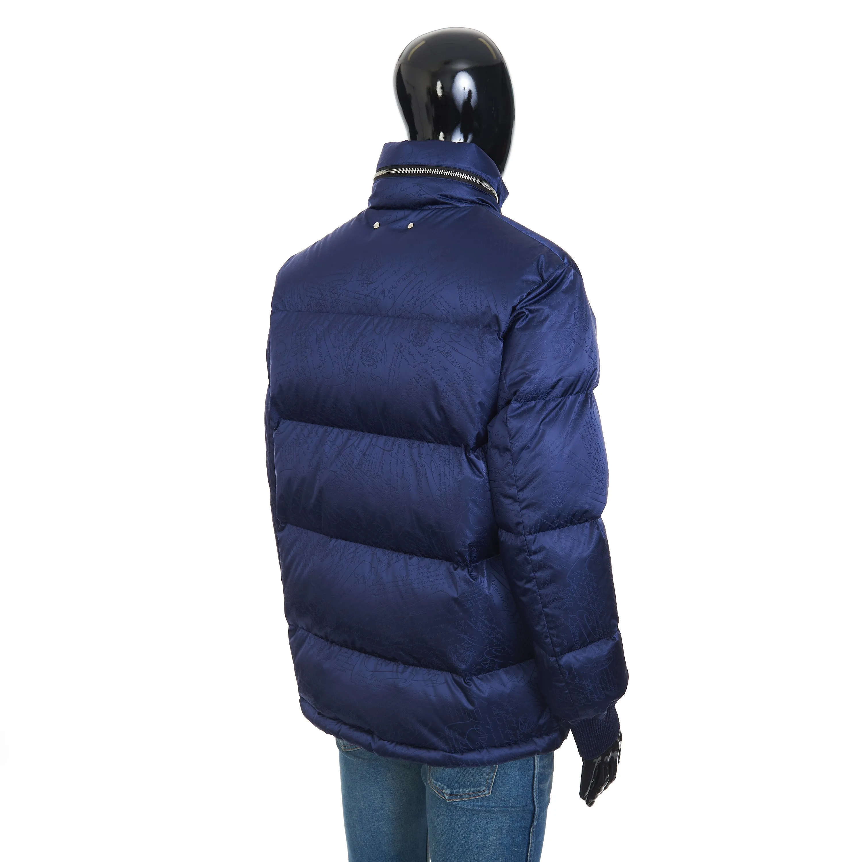 Scritto Down Jacket In Dark Indigo Blue