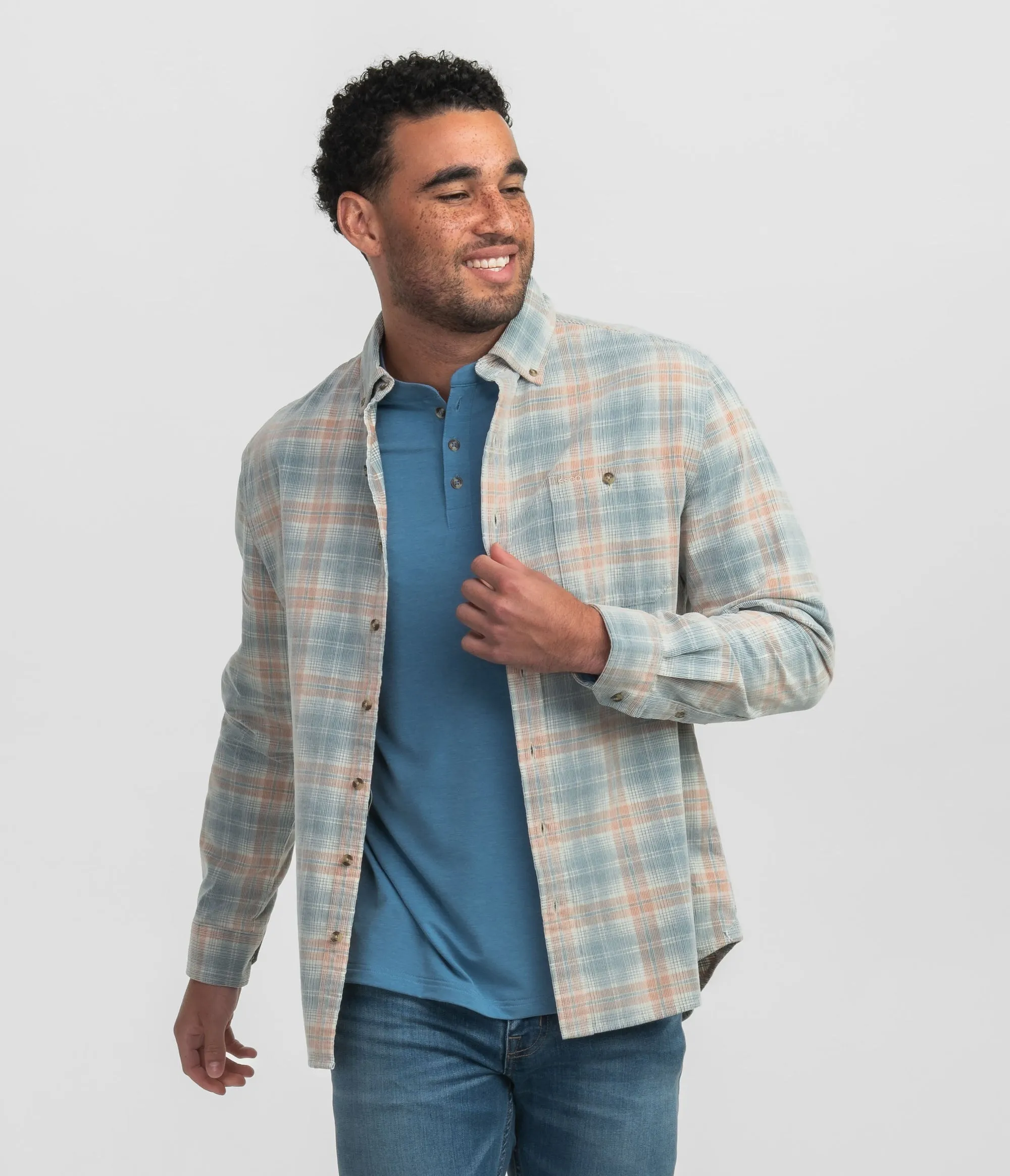 Southern Shirt Braxton Lightweight Cord Flannel - Dorado