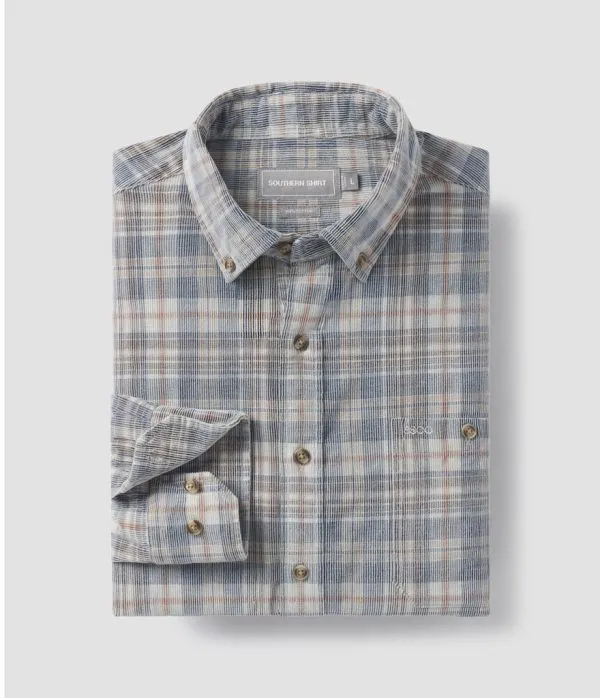 Southern Shirt Co. - Braxton Lightweight Cord Flannel LS