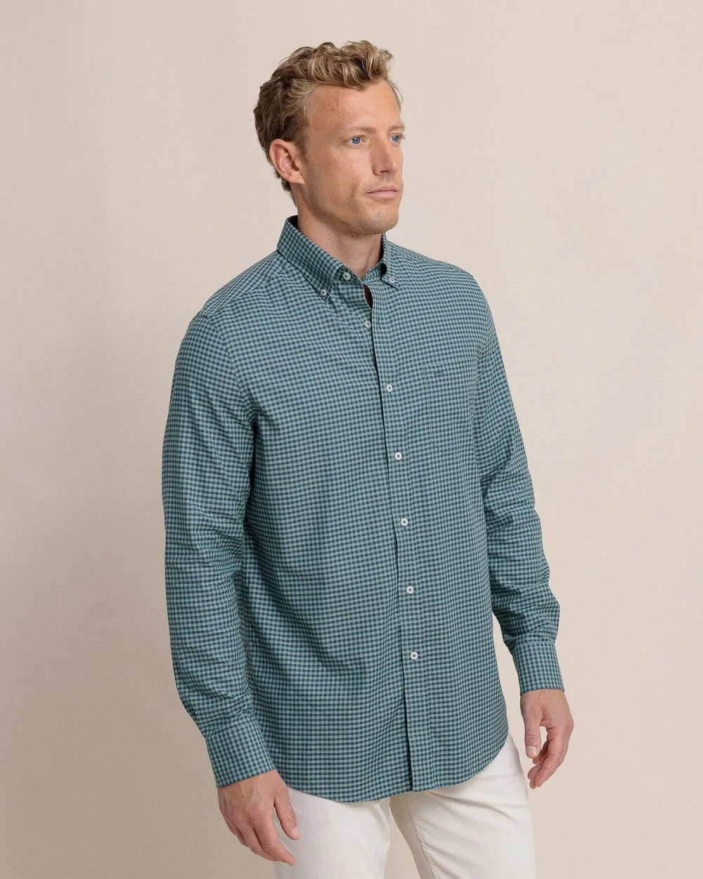 Southern Tide - Shemwood Plaid Skipjack Long Sleeve Sport Shirt