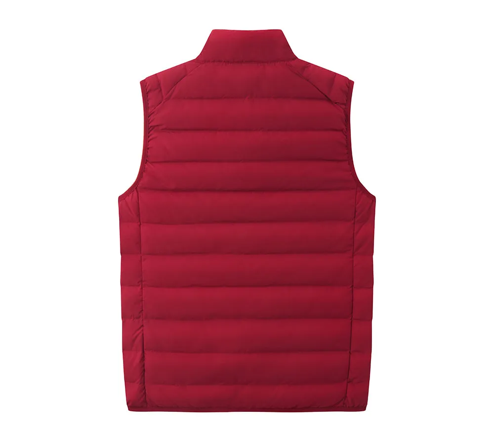 TARRAMARRA® Men Ultra-Light White Duck Down Vest Bowen